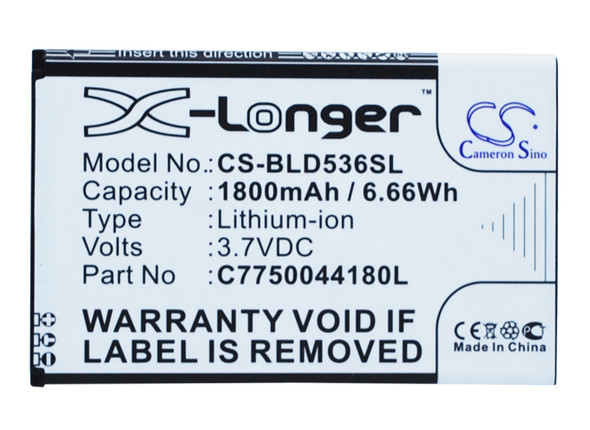 Battery for BLU D030 D030L D030U D030UX D536 D536L
